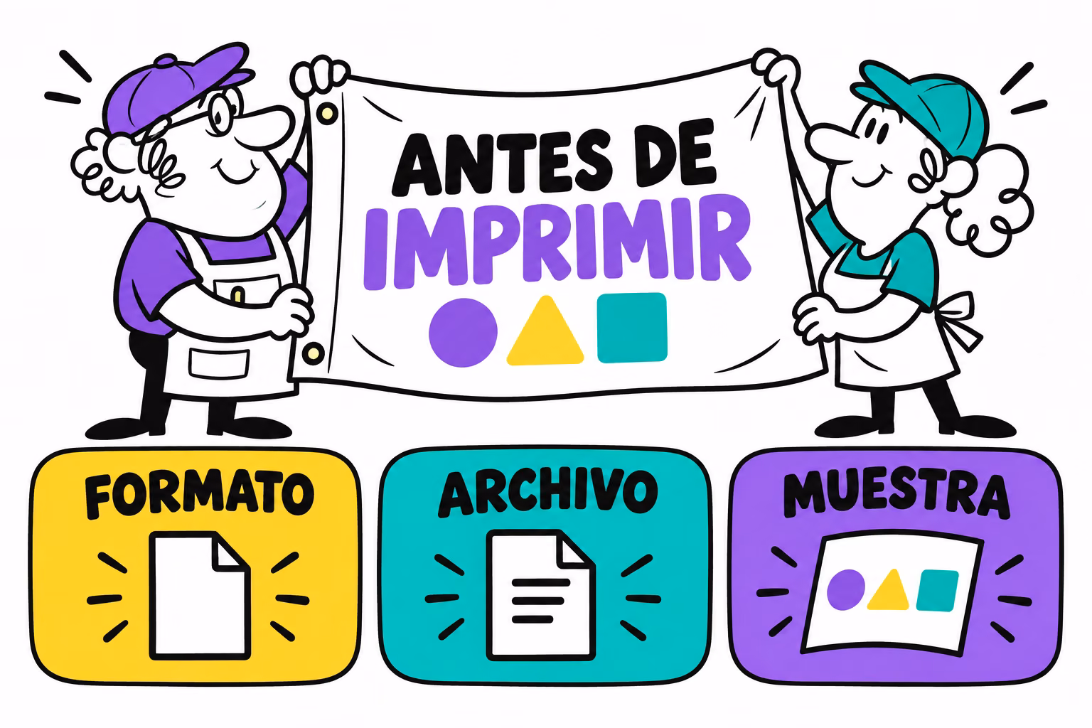 Infografía de formato, archivo y muestra para bandera de tela sin mástil