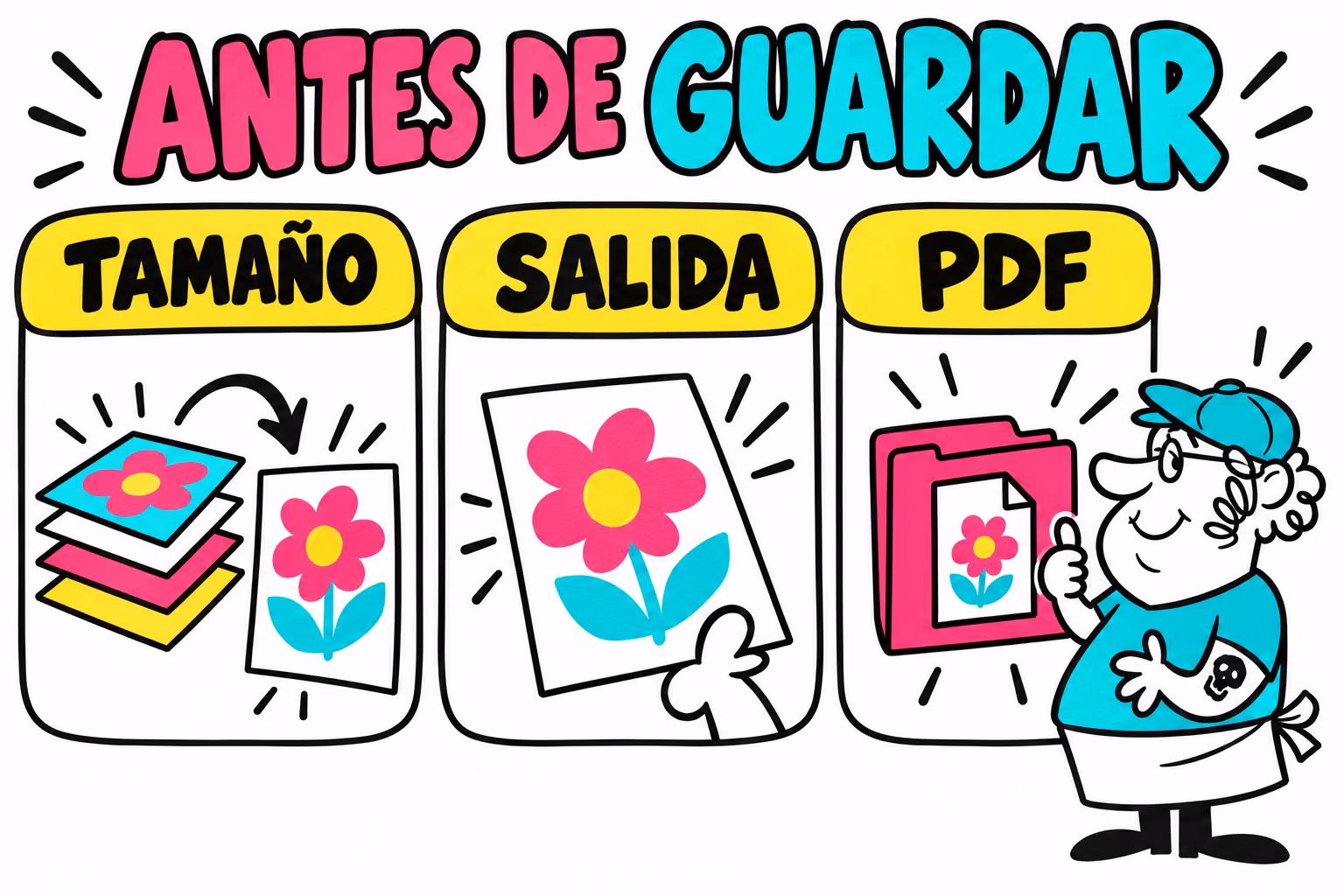 Infografía conceptual de las comprobaciones de photoshop pdf imprenta