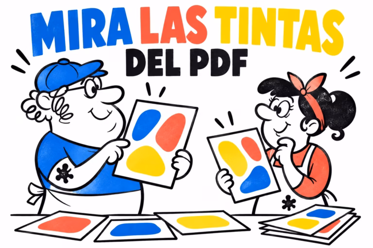 Profesionales ilustrados examinando hojas de color conceptuales
