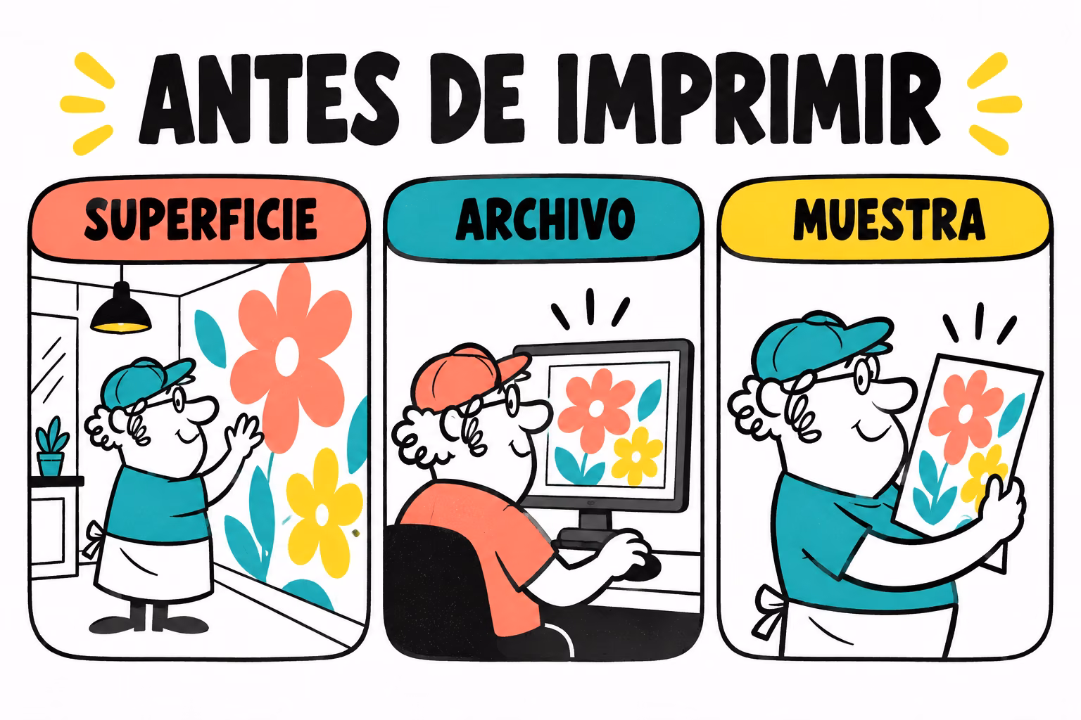 Infografía de superficie, archivo y muestra para vinilo para paredes