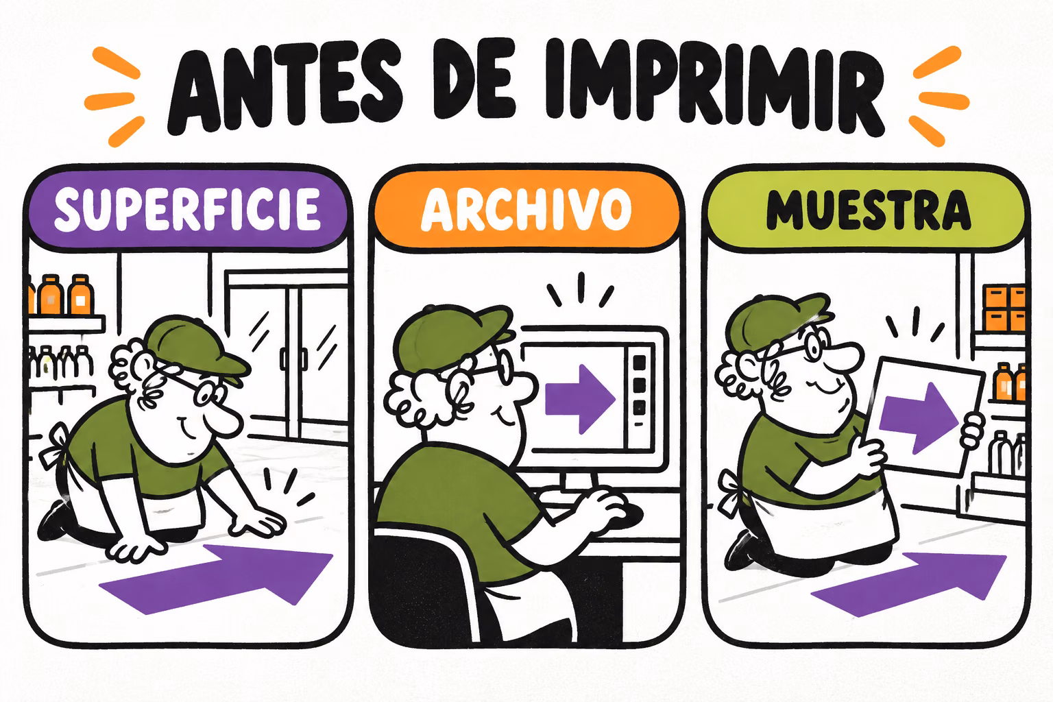 Infografía de superficie, archivo y muestra para vinilo para suelos